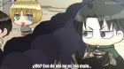 Shingeki no Kyojin: Chimi Kyara Gekijou - Tondeke! Kunren Heidan episodio 9